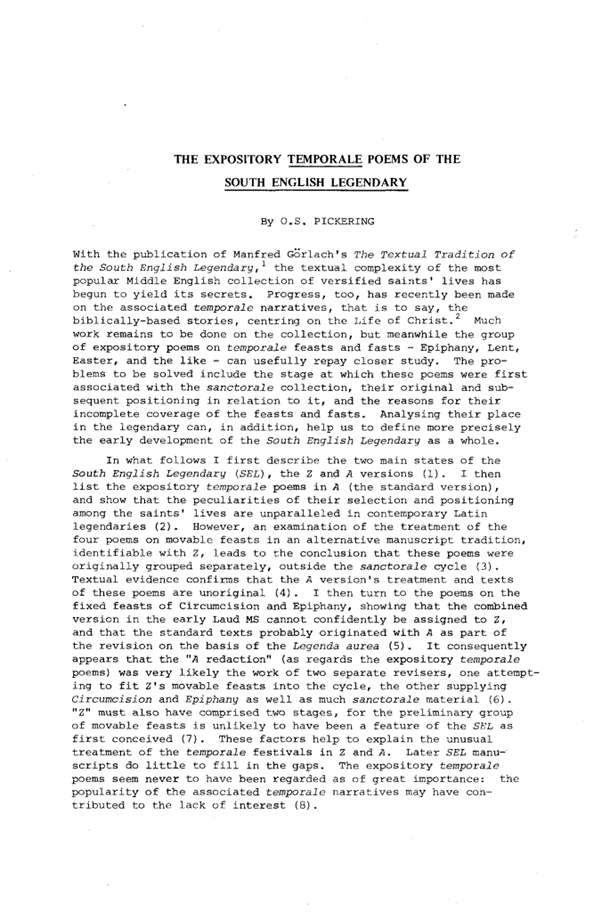 Figure 4. Camera-ready, typewritten text, here on p. 1 of volume 10 (1978) of LSE